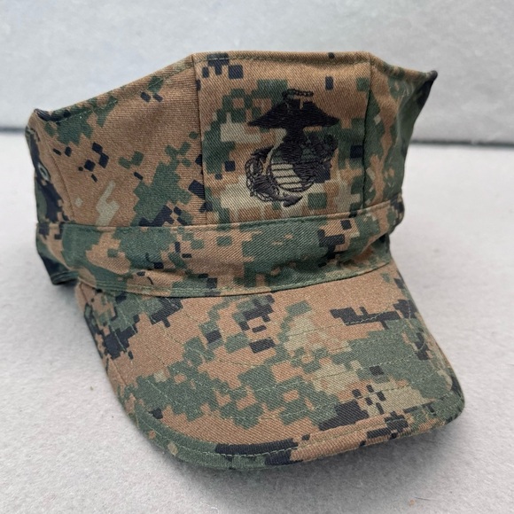 US Marine Corps Woodland Utility Cover - Picture 1 of 8